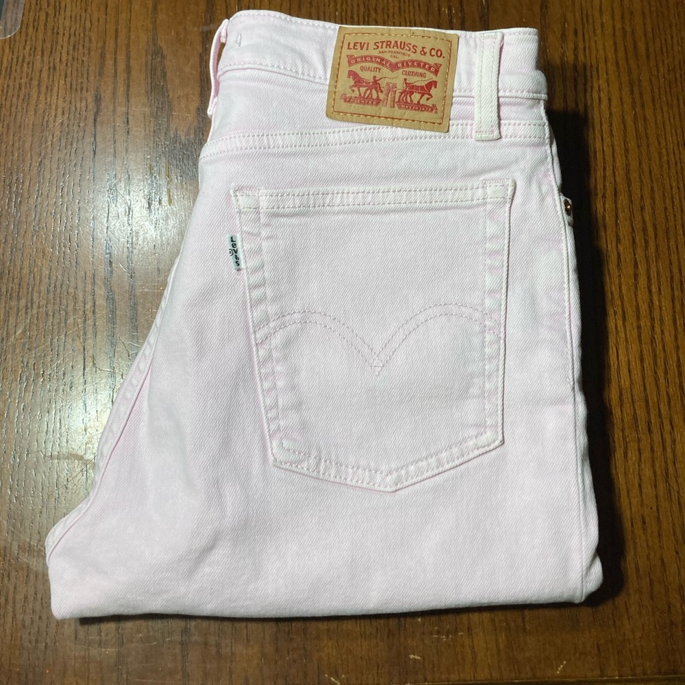 Levi's wedgie skinny distressed ankle baby pink - Picture 8 of 10